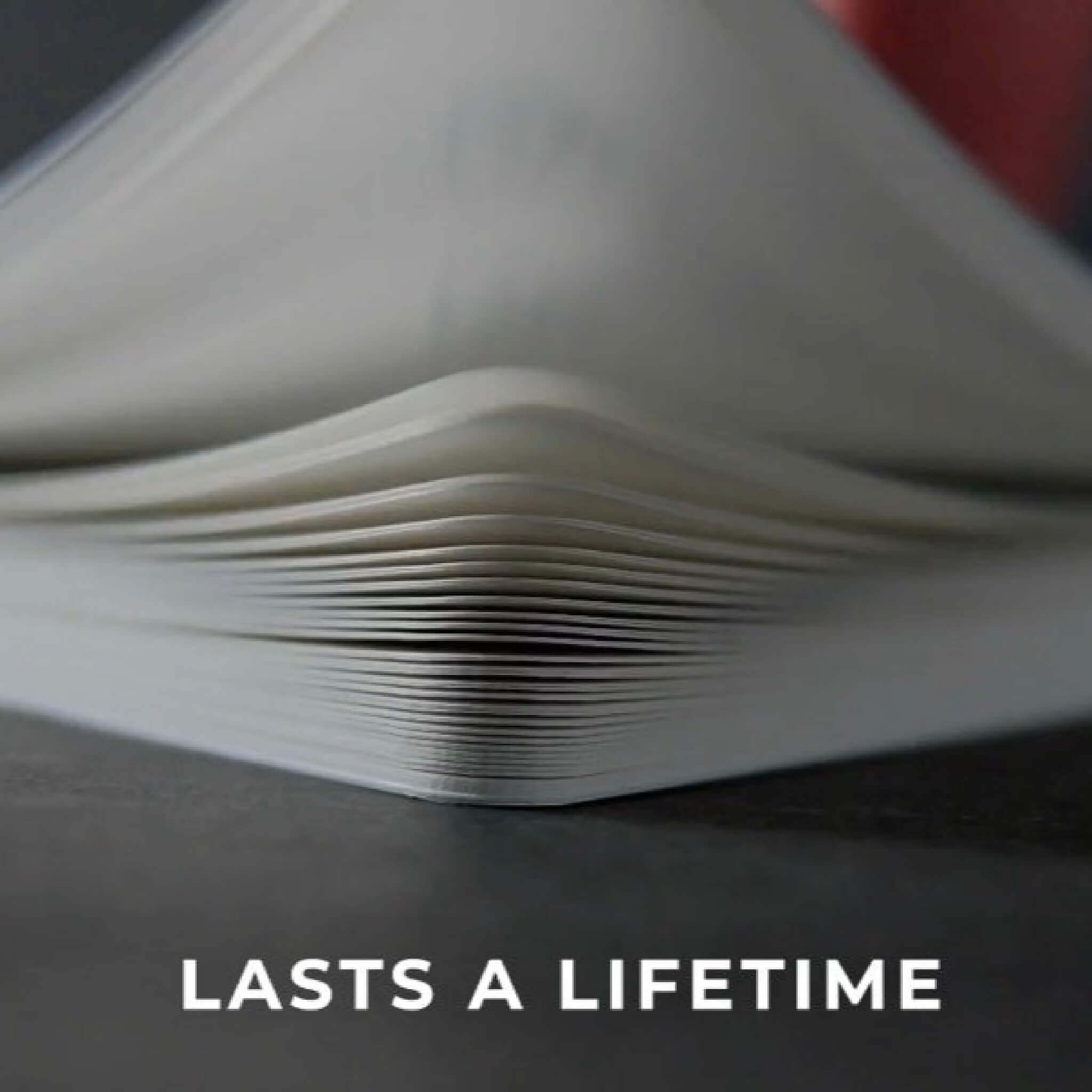 Stone paper pages from the shieldfolio stonebook lasts a lifetime
