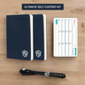 Stonebooks, seed phrase storage cards, and invisible ink ghost pen.