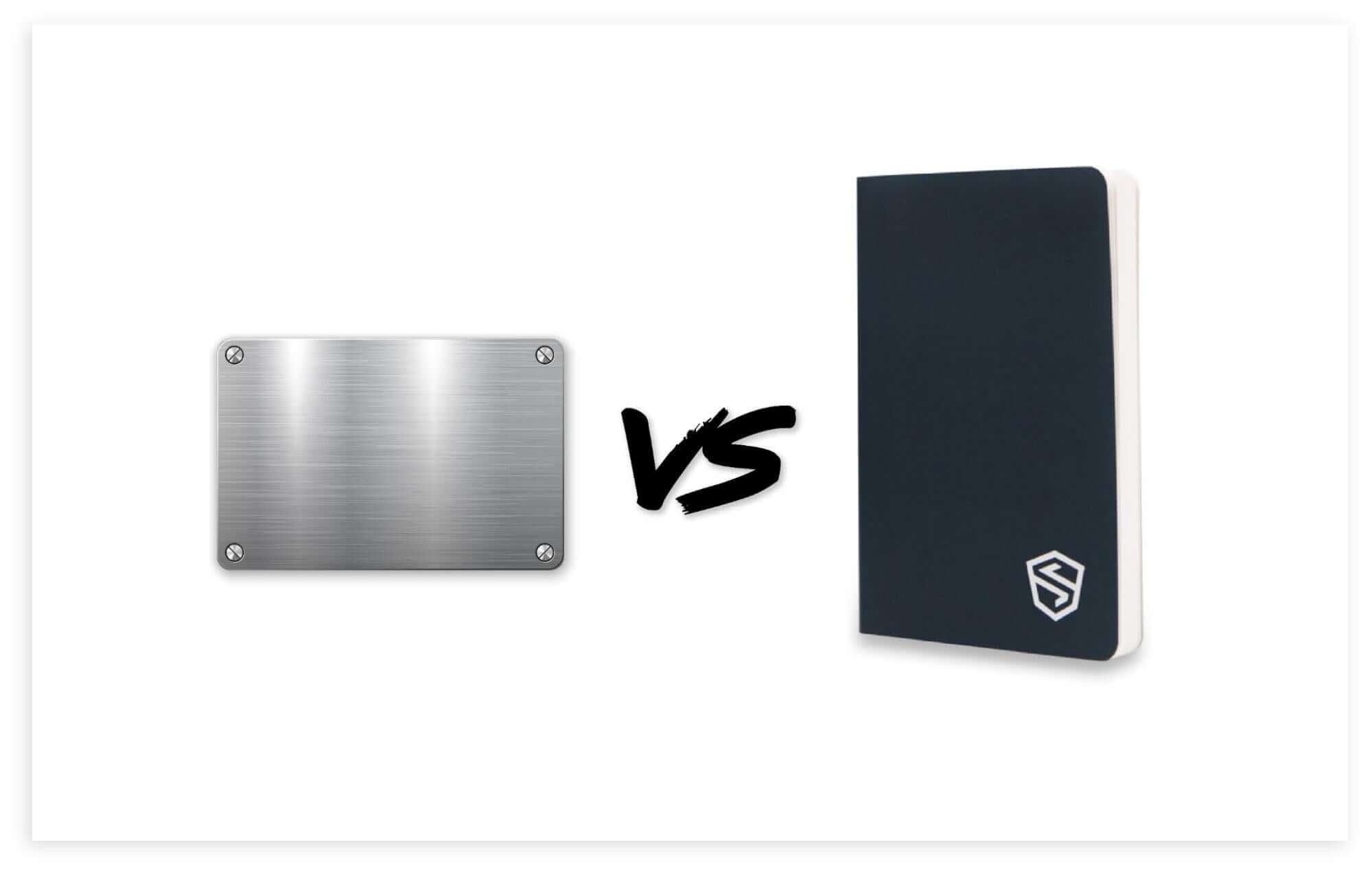 Metal Crypto Wallets Vs. The Shieldfolio Stonebook: Which Seed Storage Solution Comes Out On Top? by Shieldfolio
