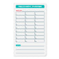 Stonebook ™ Notebook page used to record a cryptocurrency recovery phrase or seed phrase with a place for notes at the bottom on white background