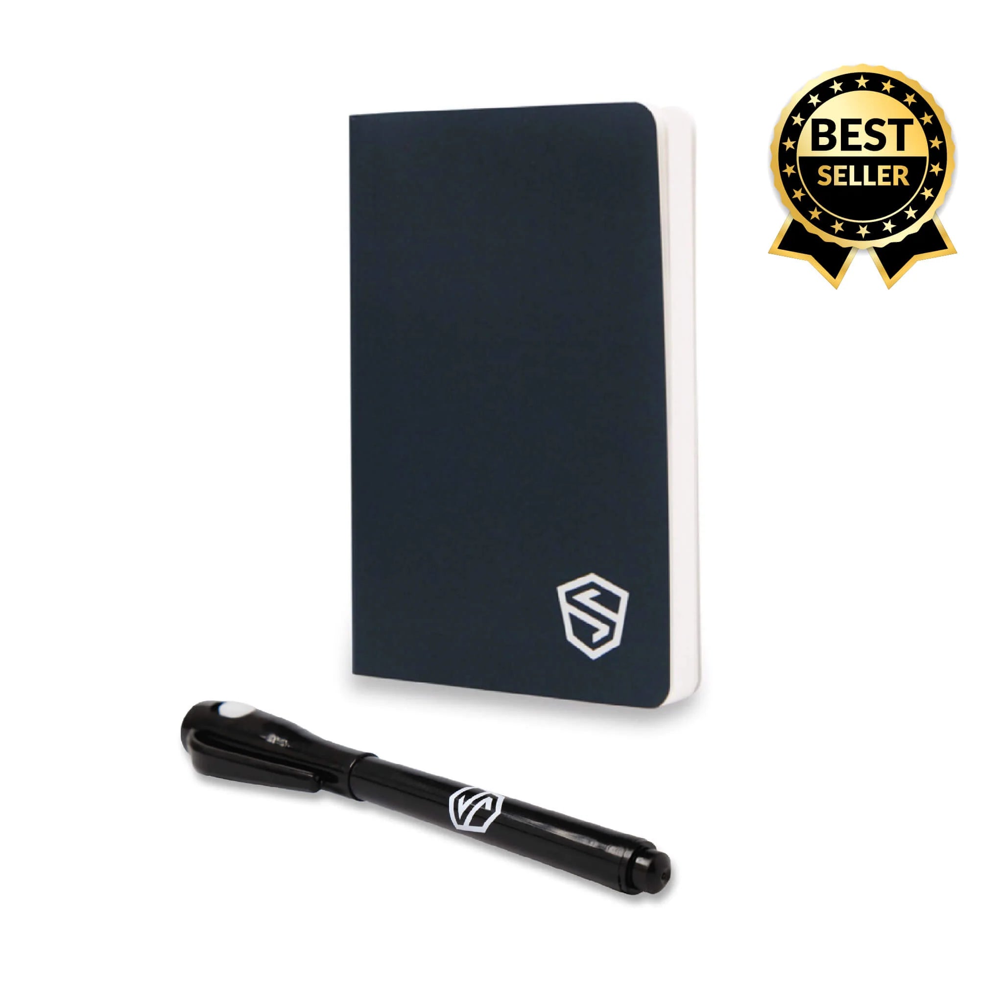 Shieldfolio Stonebook seed phrase notebook and ghost pen to backup your crypto wallet secret seed phrases with invisible ink