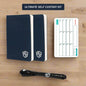 Stonebooks, seed phrase storage cards, and invisible ink ghost pen. 